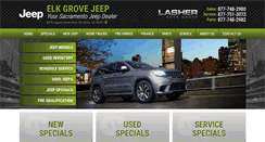 Desktop Screenshot of elkgrovejeep.com