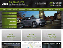 Tablet Screenshot of elkgrovejeep.com